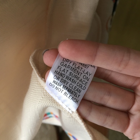 New NWT THML cream embroidered open hood jacket S - Picture 13 of 14